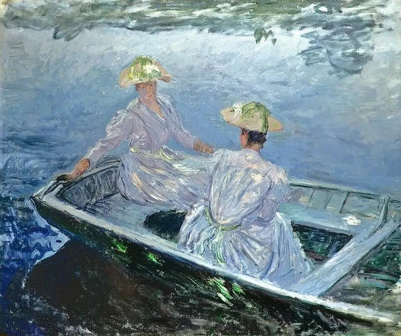 Das blaue Boot - Claude Monet