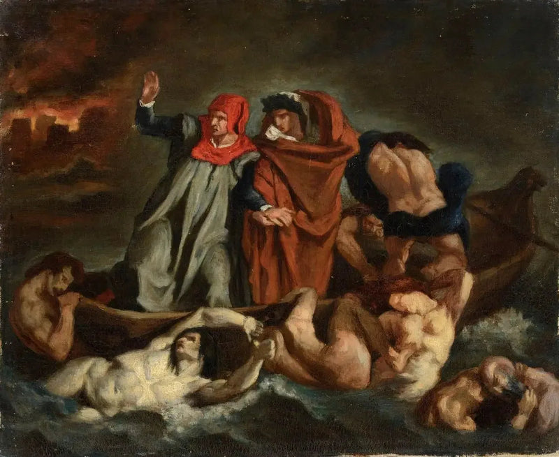 Die Barke von Dante - Édouard Manet