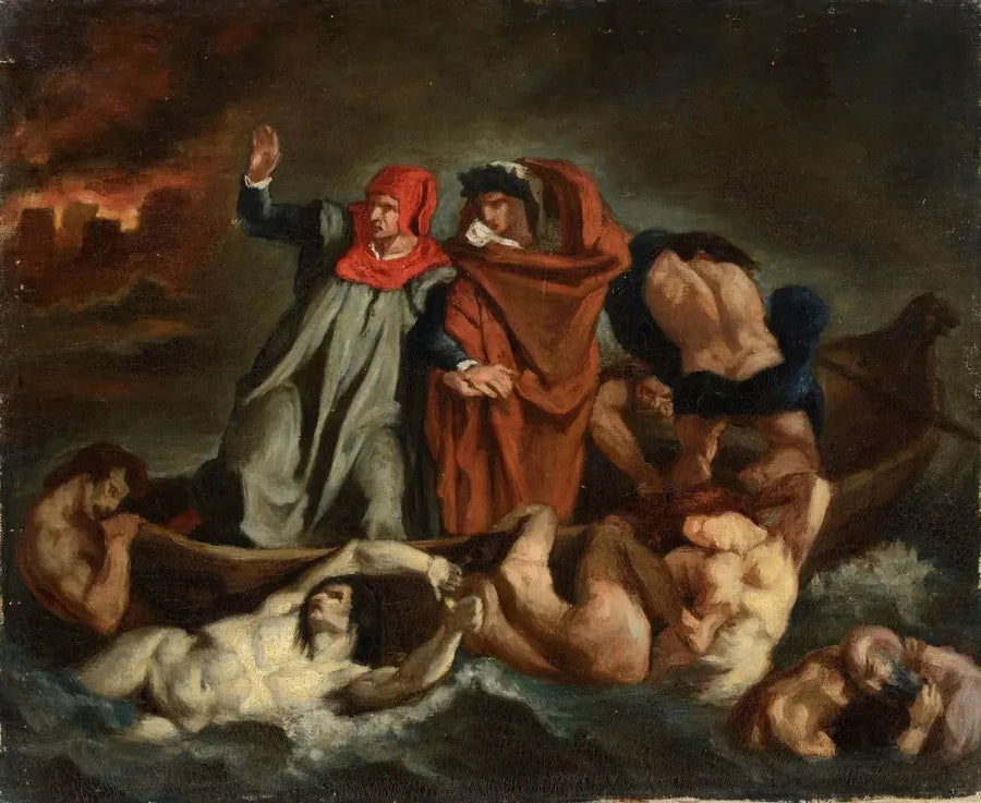 Die Barke von Dante - Édouard Manet