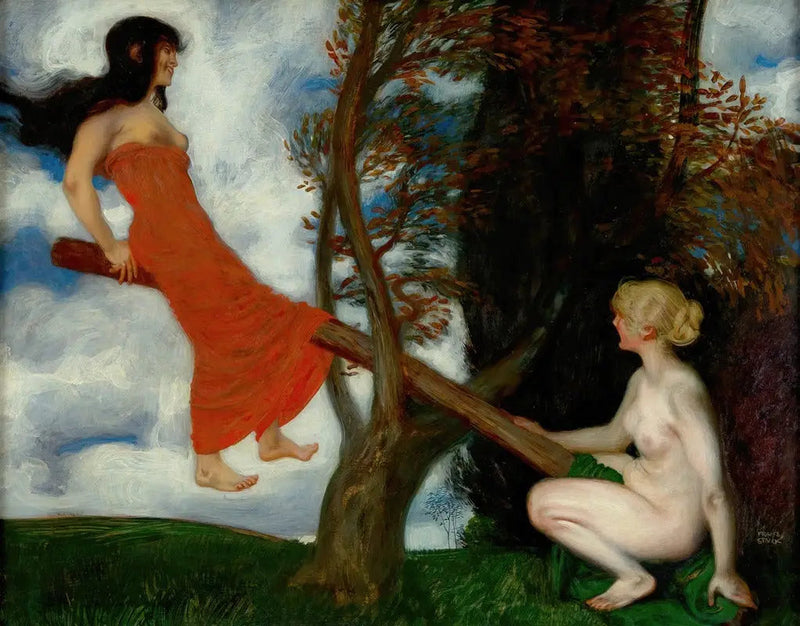 Die Wippe - Franz von Stuck