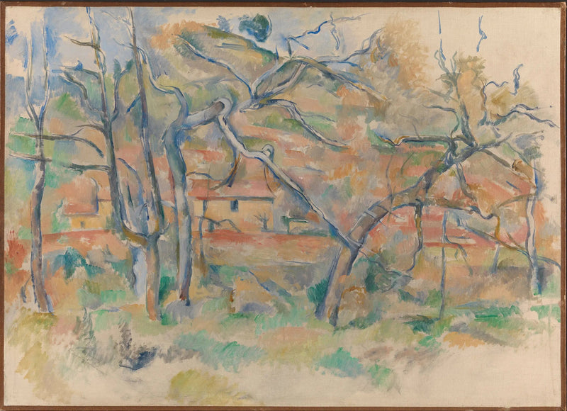 La Bastide La Durane in der Ebene von Valcros I - Paul Cézanne