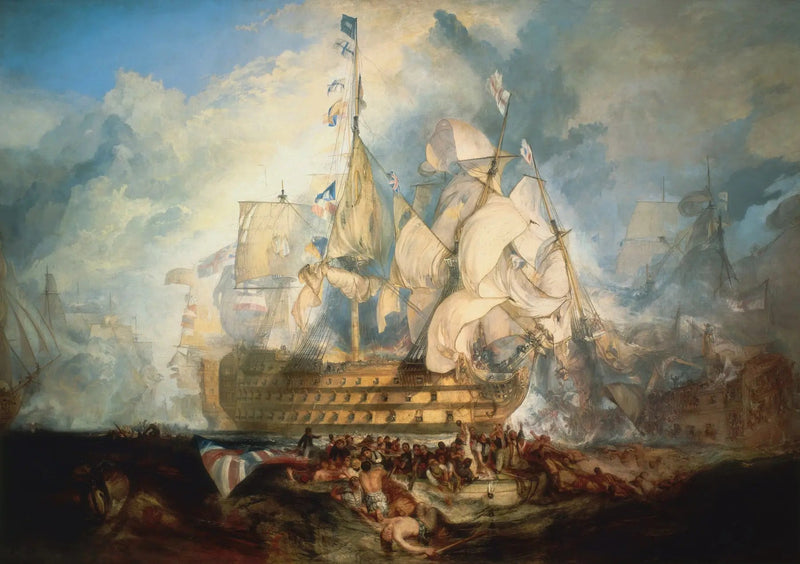 Die Schlacht von Trafalgar - J. M. W. Turner