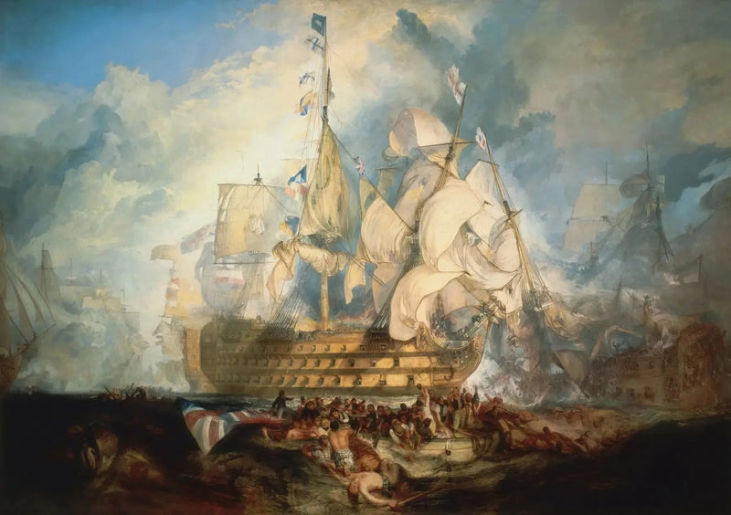 Die Schlacht von Trafalgar - J. M. W. Turner