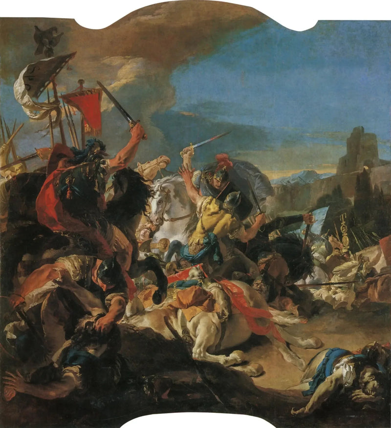 Die Schlacht von Vercellae - Giovanni Battista Tiepolo
