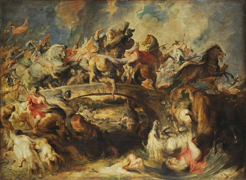 Der Kampf der Amazonen - Peter Paul Rubens