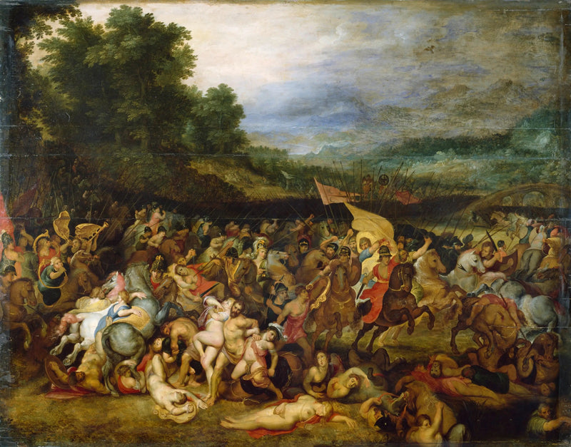 Der Kampf der Amazonen - Peter Paul Rubens