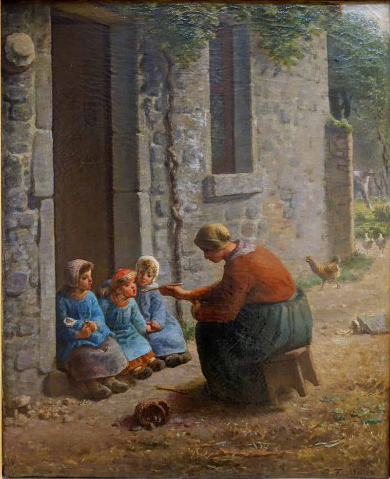 Die Fütterung - Jean-François Millet