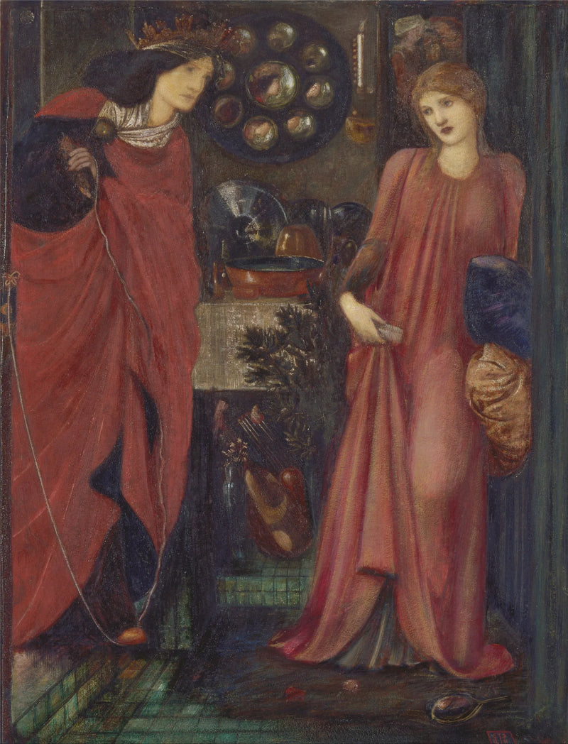 Die schöne Rosamund und Königin Eleanor - Edward Burne-Jones