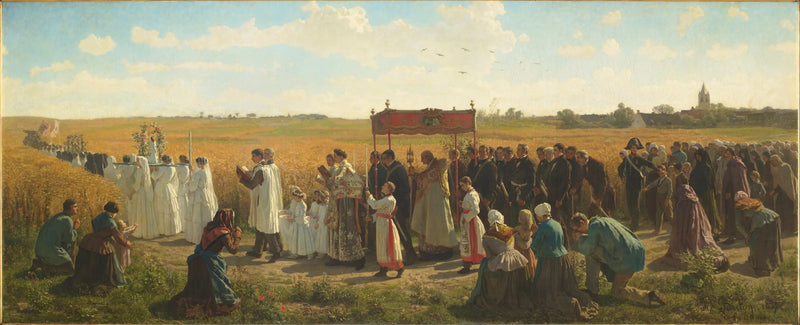 Der Segen der Körner in Artois - Jules Breton