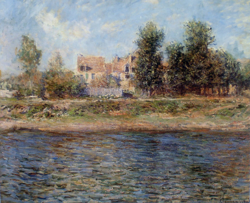 Das Ufer der Seine - Claude Monet