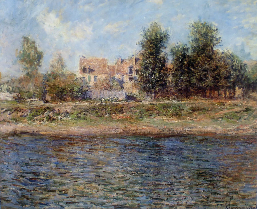 Das Ufer der Seine - Claude Monet