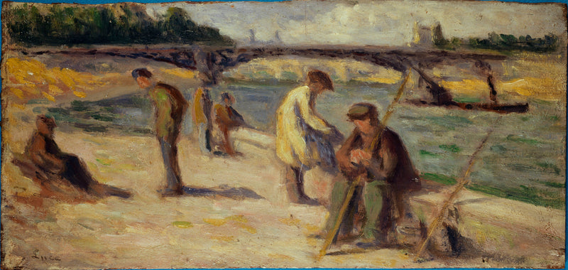 Das Ufer des Quai Malaquais - Maximilien Luce