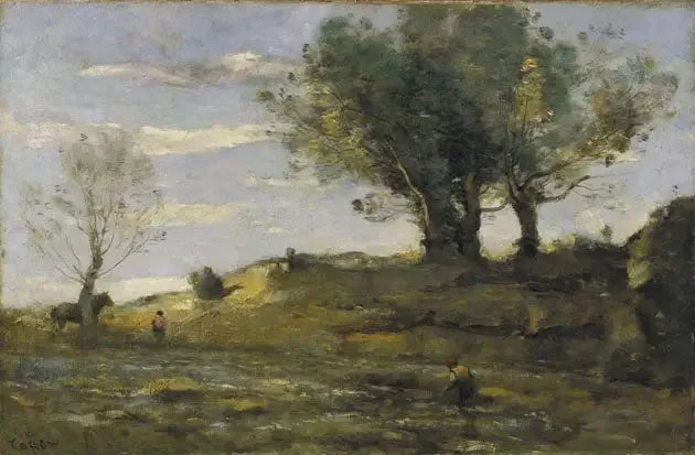 Die Uferlinie - Jean-Baptiste Camille Corot