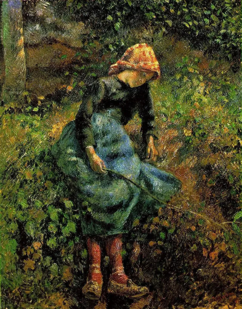 Die Schäferin - Camille Pissarro