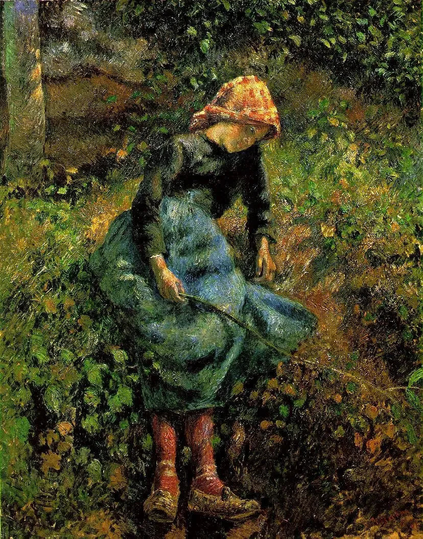 Die Schäferin - Camille Pissarro