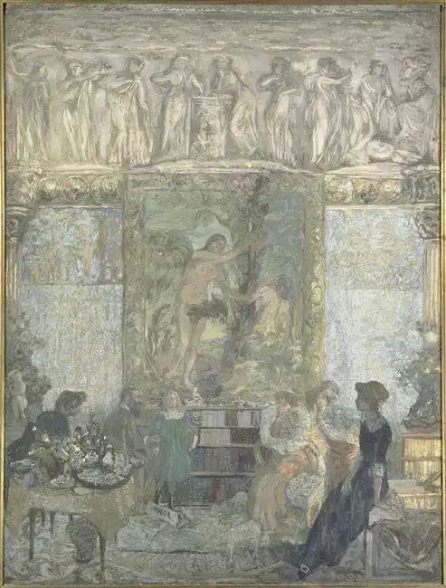Die Bibliothek - Édouard Vuillard