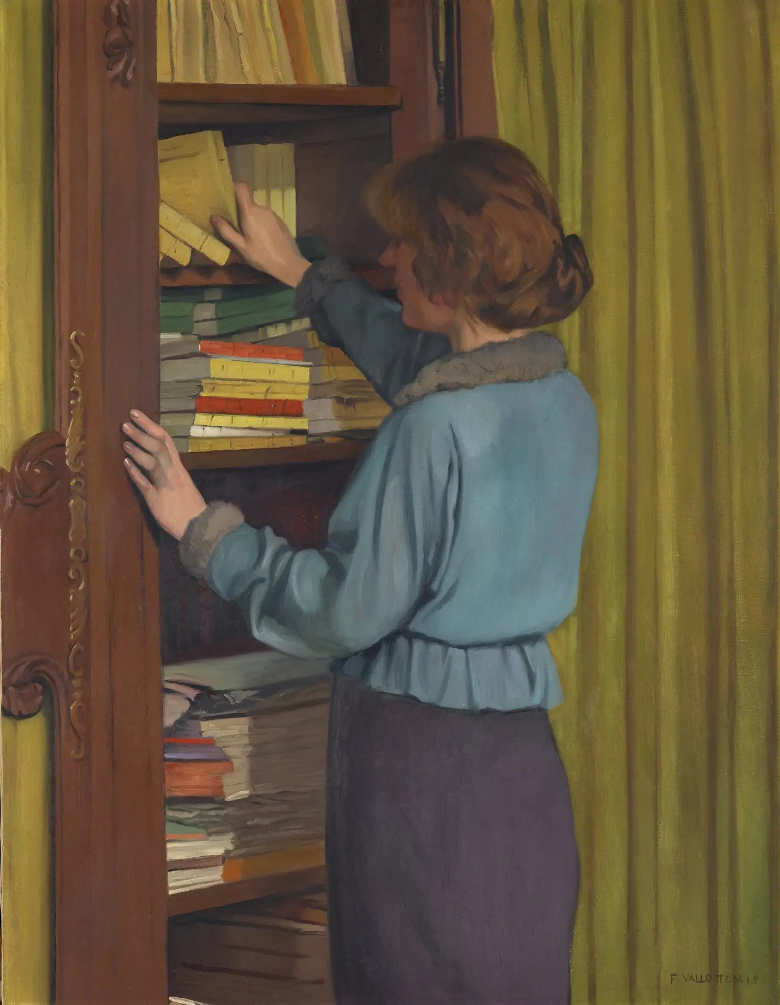 La bibliothèque - Félix Vallotton - Alpha Reproduction