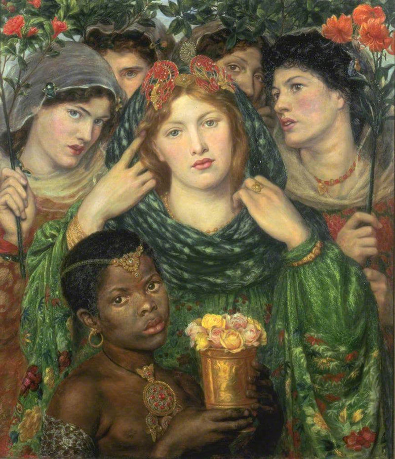 La Bien-Aimée oder Die Braut - Dante Gabriel Rossetti
