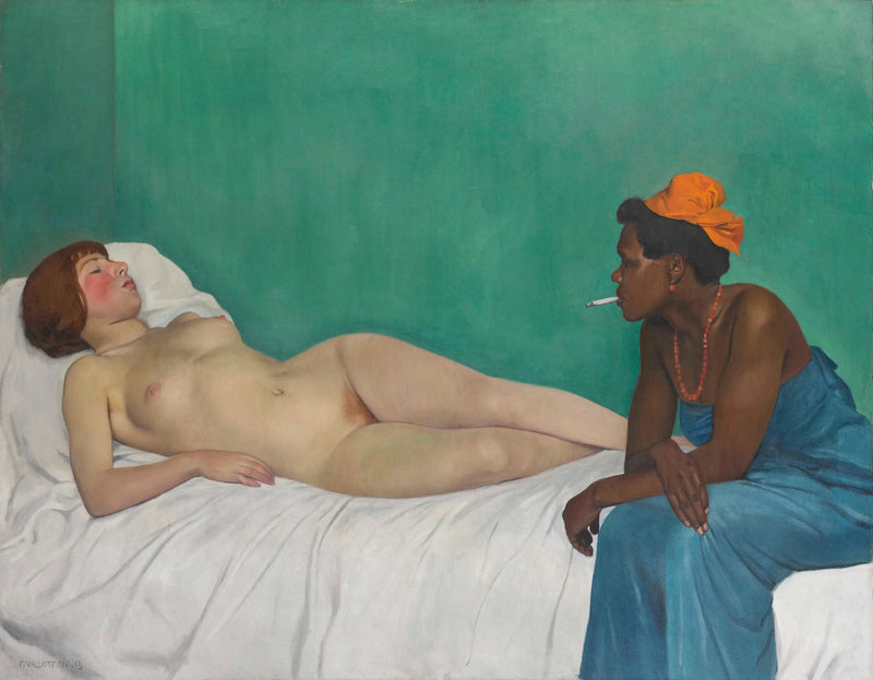 La Blanche et la Noire - Félix Vallotton