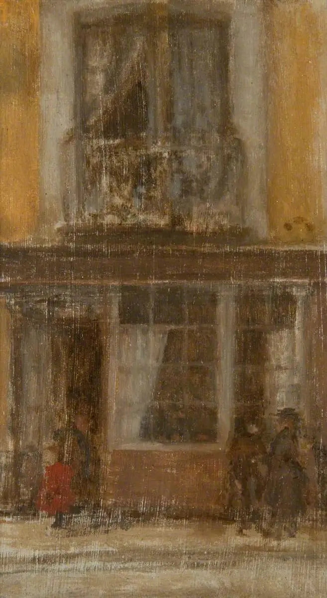 Die Wäscherin, Dieppe - James Abbott McNeill Whistler