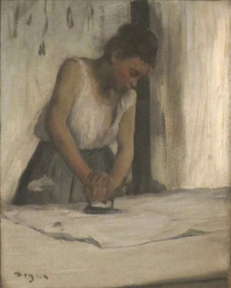 Die Wäscherin - Edgar Degas