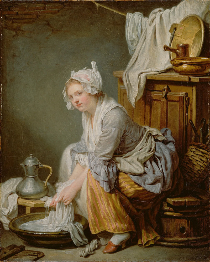 Die Wäscherin - Jean-Baptiste Greuze