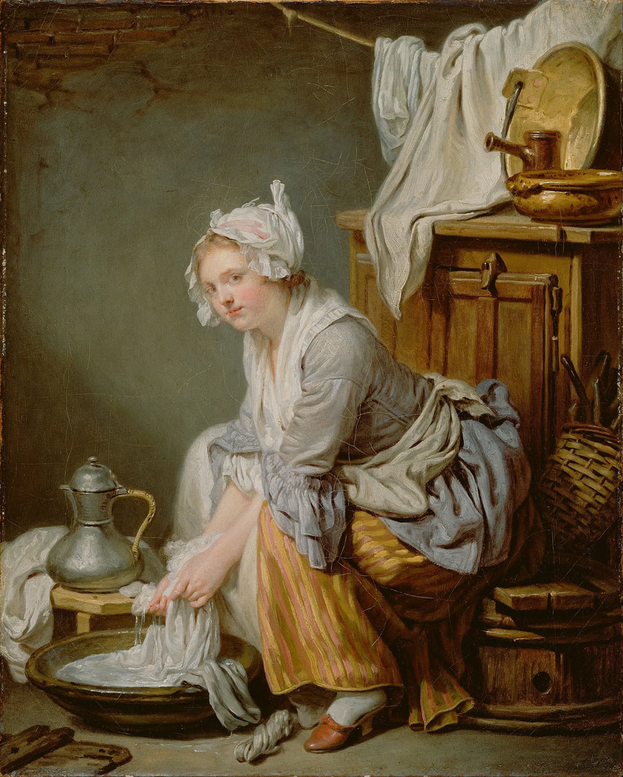Die Wäscherin - Jean-Baptiste Greuze