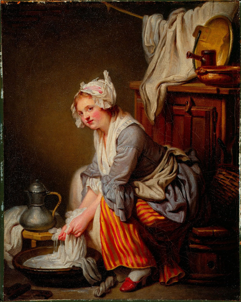 Die Wäscherin - Jean-Baptiste Greuze