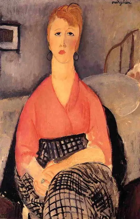 Die rosa Bluse - Amedeo Modigliani