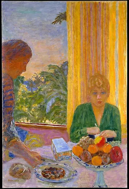 La Blouse verte - Pierre Bonnard image 1 copie peinte à la main à l’huile