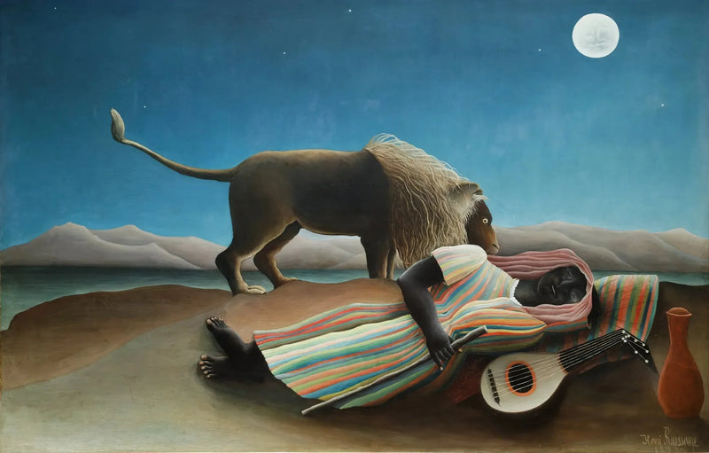 Die schlafende Bohémienne - Henri Rousseau