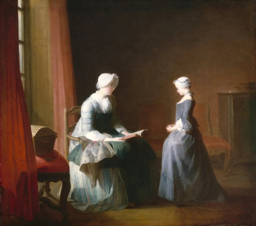 Die gute Erziehung - Jean Siméon Chardin