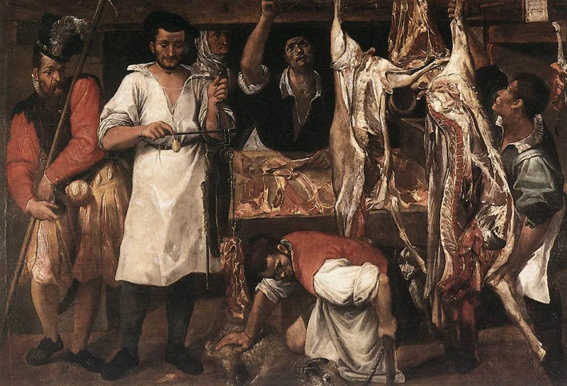 Die Metzgerei - Annibale Carracci
