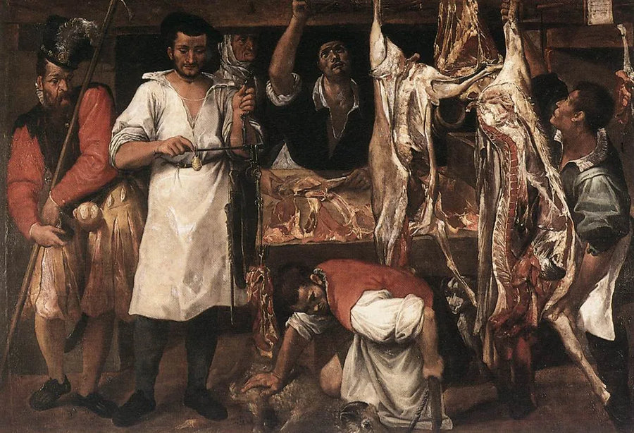 Die Metzgerei - Annibale Carracci