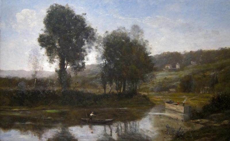 Die Schleife der Seine in Port-Marly - Jean-Baptiste Camille Corot