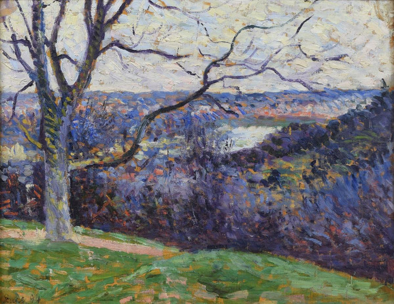 Die Schleife der Seine bei Herblay (Die Schleife der Seine bei Herblay) - Maximilien Luce