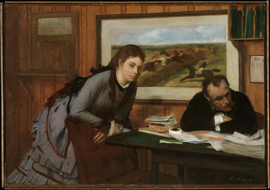 Das Schmollen - Edgar Degas