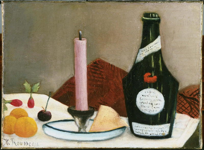 Die rosa Kerze - Henri Rousseau