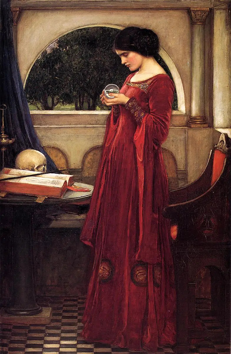 Die Kristallkugel - John William Waterhouse