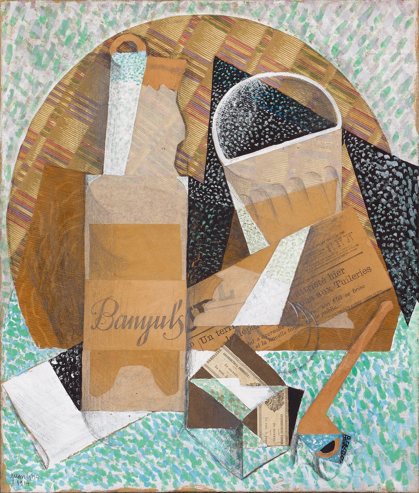 Die Flasche von Banyuls - Juan Gris