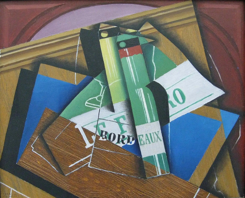 Die Bordeaux-Flasche - Juan Gris