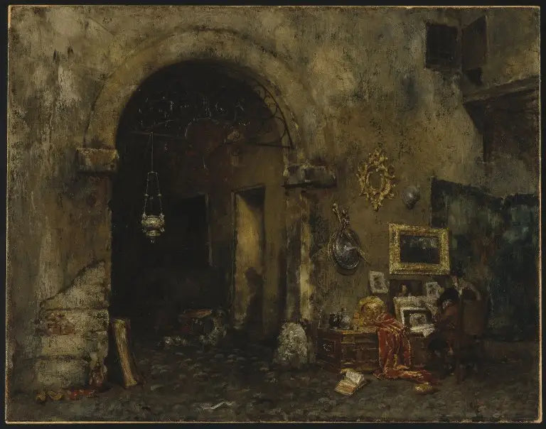 Die Antiquitätenladen - William Merritt Chase