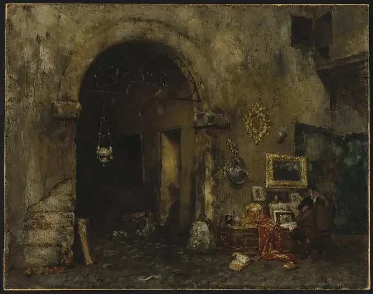 Die Antiquitätenladen - William Merritt Chase
