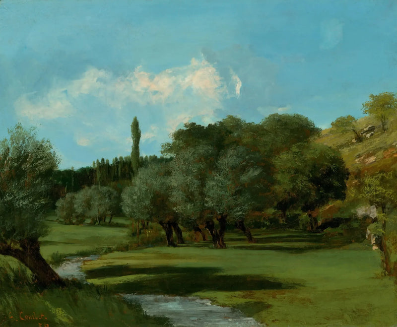 Die Bretonnerie im Département Indre - Gustave Courbet