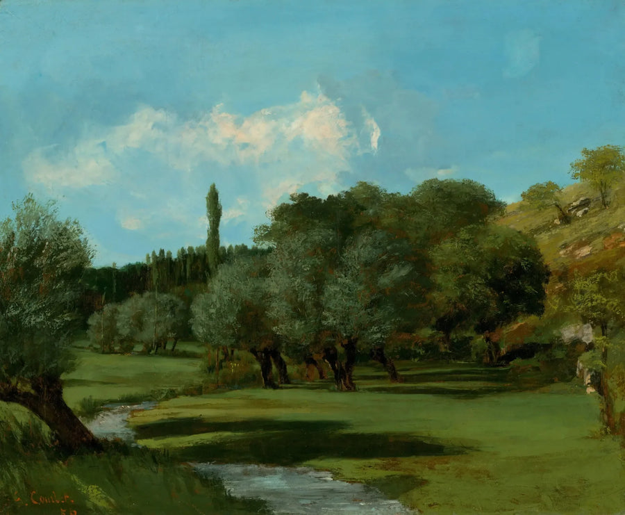 Die Bretonnerie im Département Indre - Gustave Courbet