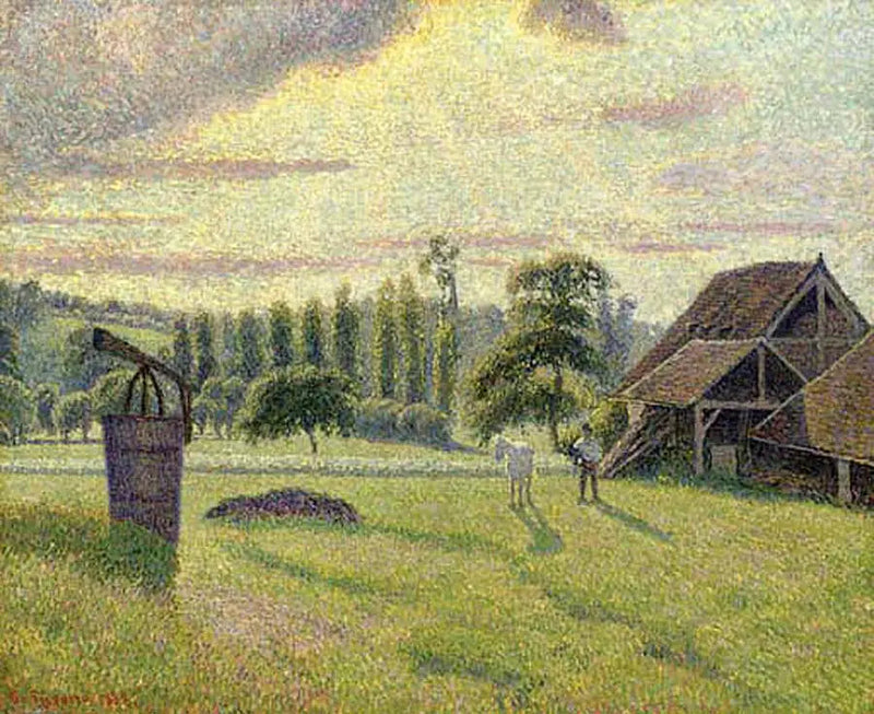 Die Ziegelfabrik Delafolie in Éragny - Camille Pissarro