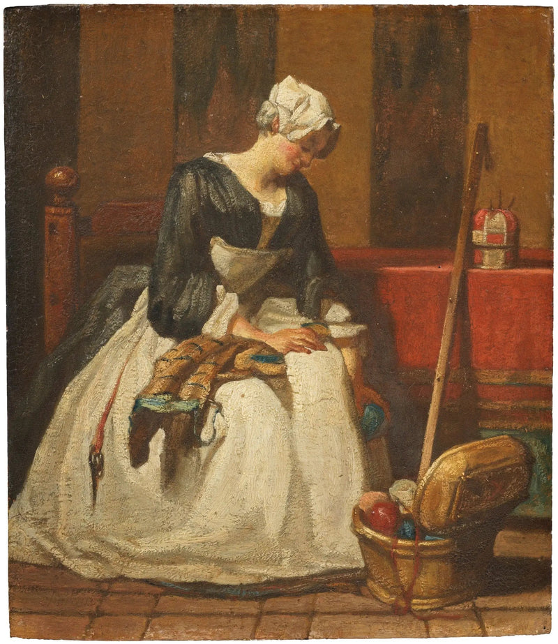 Die Stickerei - Jean Siméon Chardin