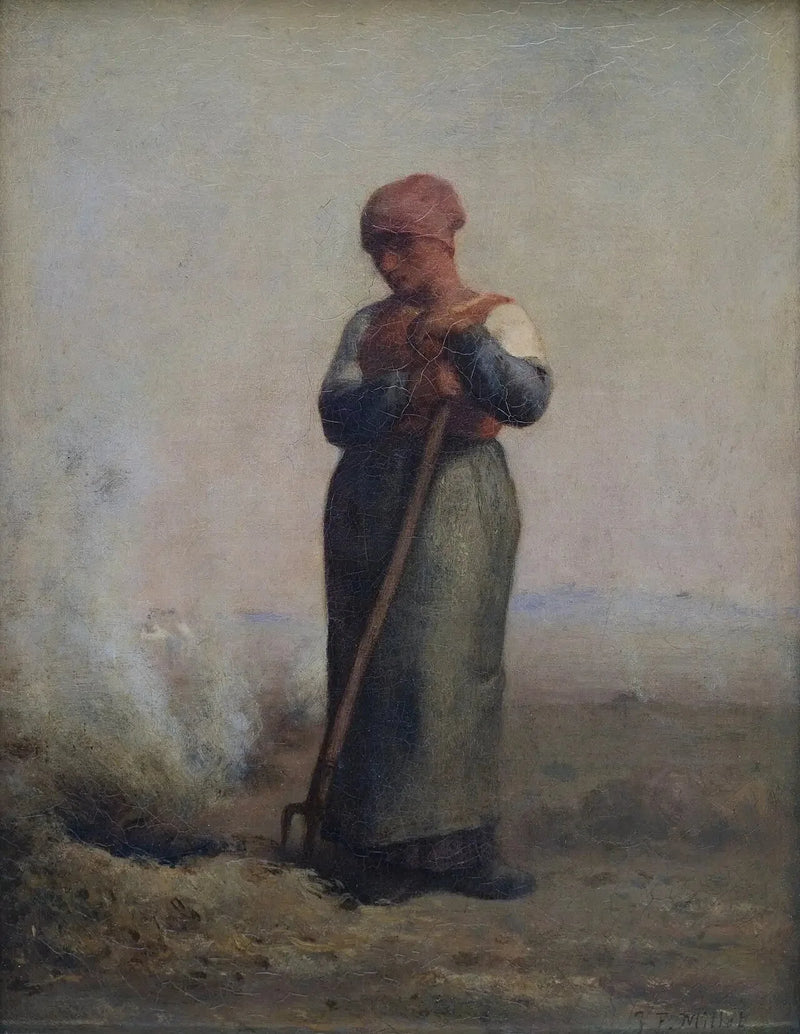 Die Kräuterbrennerin - Jean-François Millet