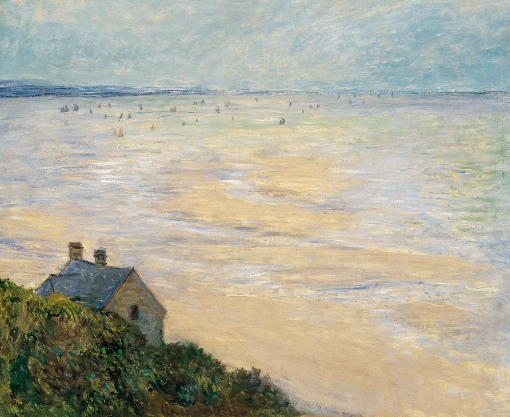 La Cabane à Trouville, marée basse - Claude Monet image 1 copie peinte à la main à l’huile