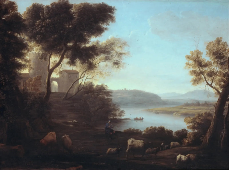 Das römische Landhaus - Claude Lorrain